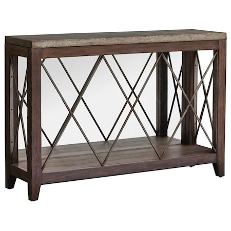 Delancey Iron Console Table